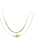 Beaded Cubic Zirconia Choker — necklace