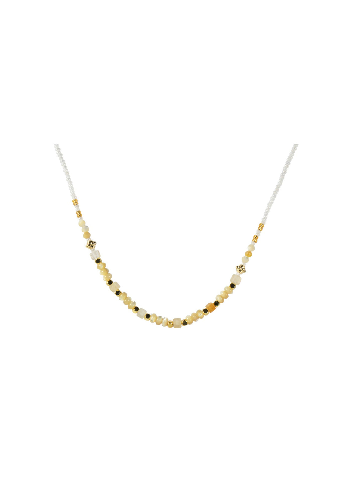 Beaded Cubic Zirconia Choker — necklace, view 5