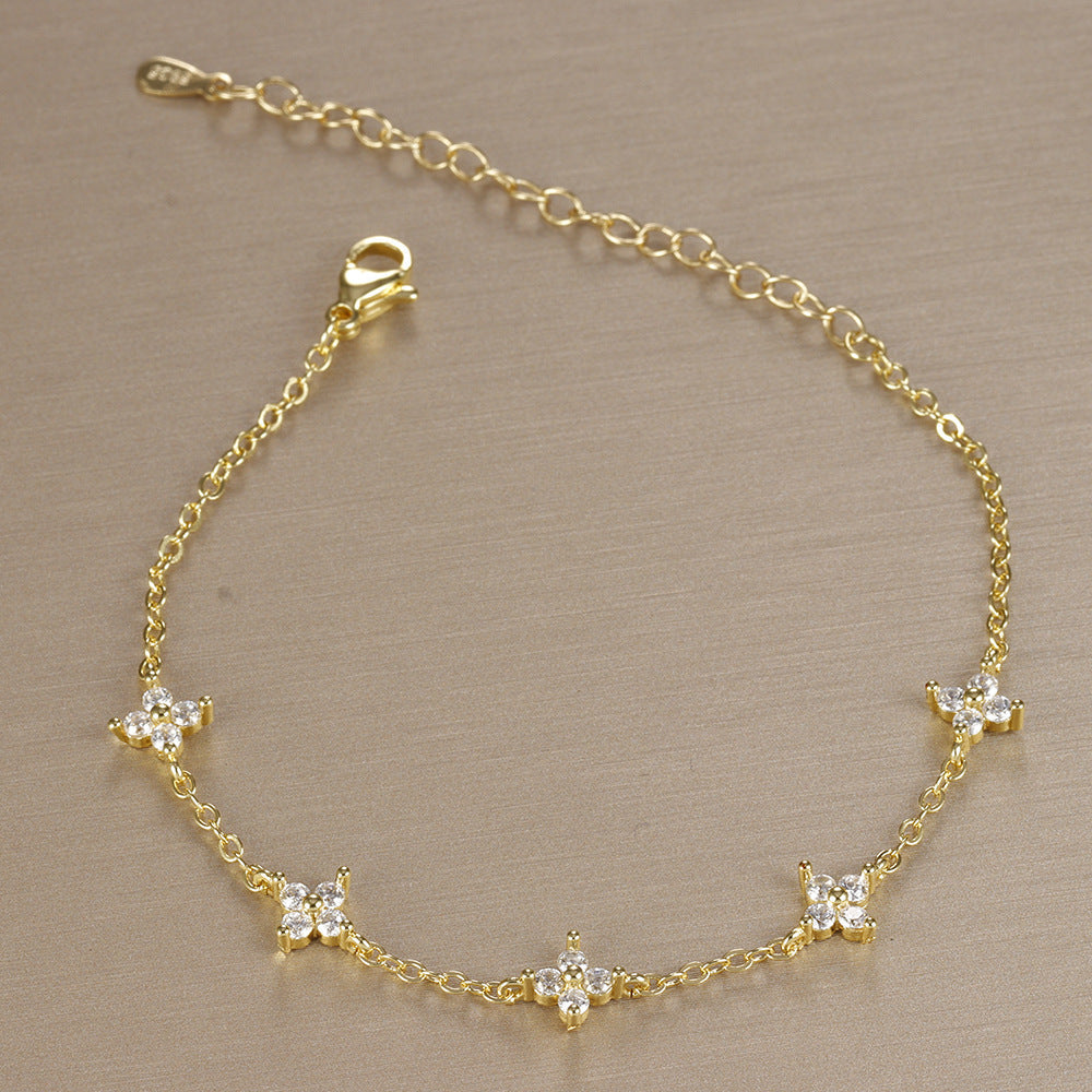 Flower Pendant Choker Necklace — necklace, view 10