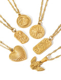 Classic Heart Necklace — gold necklace