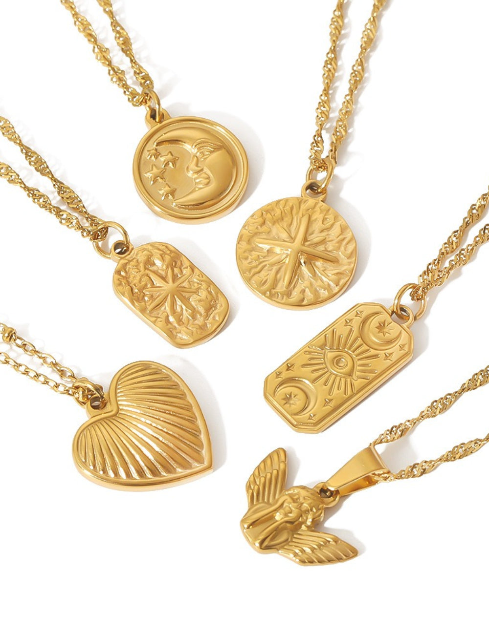 Classic Heart Necklace — gold necklace