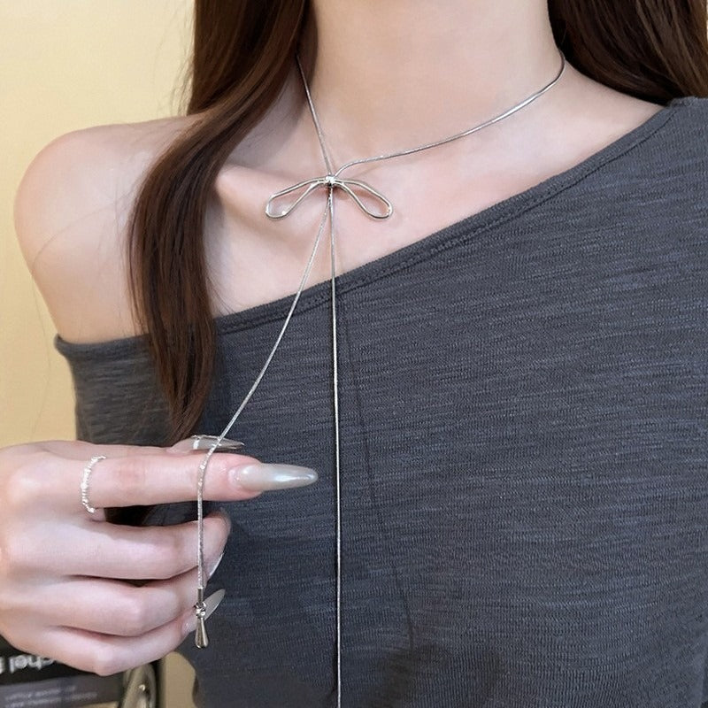Layered Starfish Heart Necklace — necklace, view 7