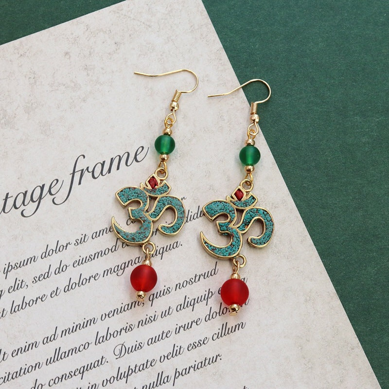 Fine Beaded Tassel Hoop Earrings — earrings, view 10