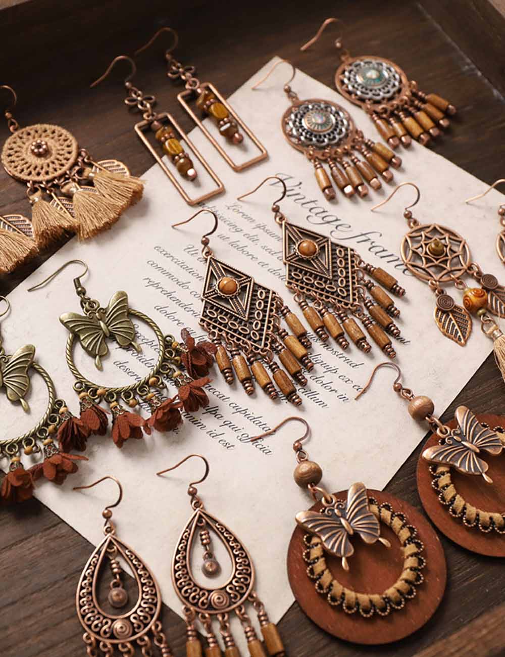 Round Skeleton Drop Earrings — earrings