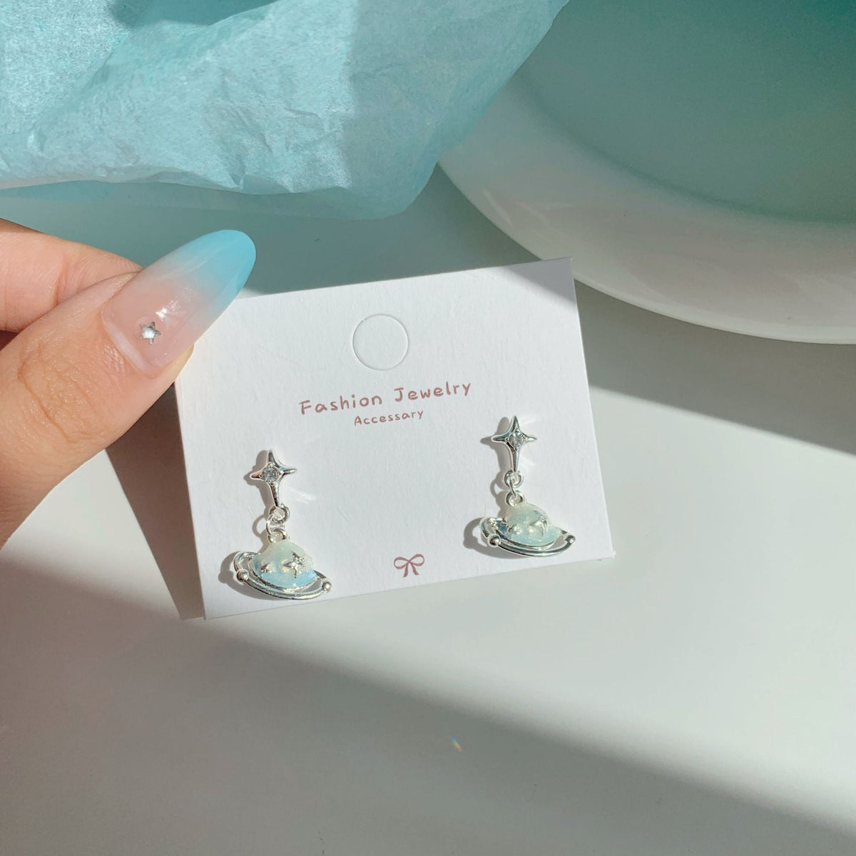 Sea Style Shell Stud Earrings — earrings, view 10