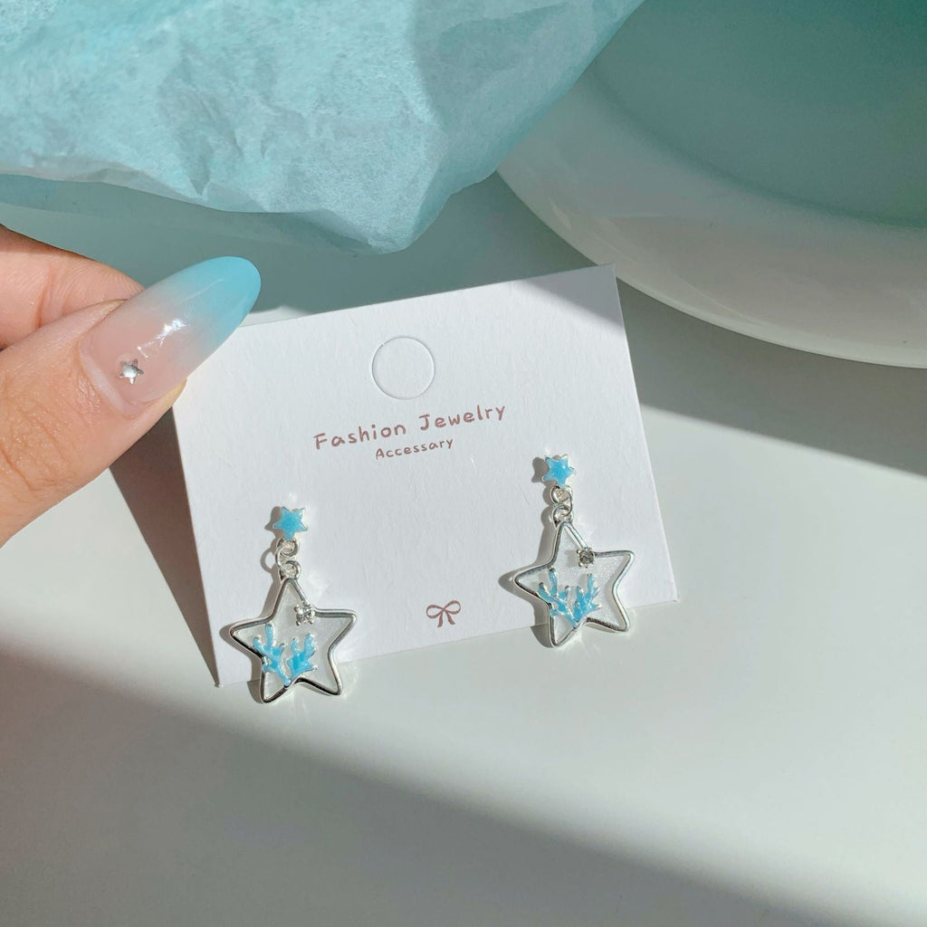 Sea Style Shell Stud Earrings — earrings, view 11
