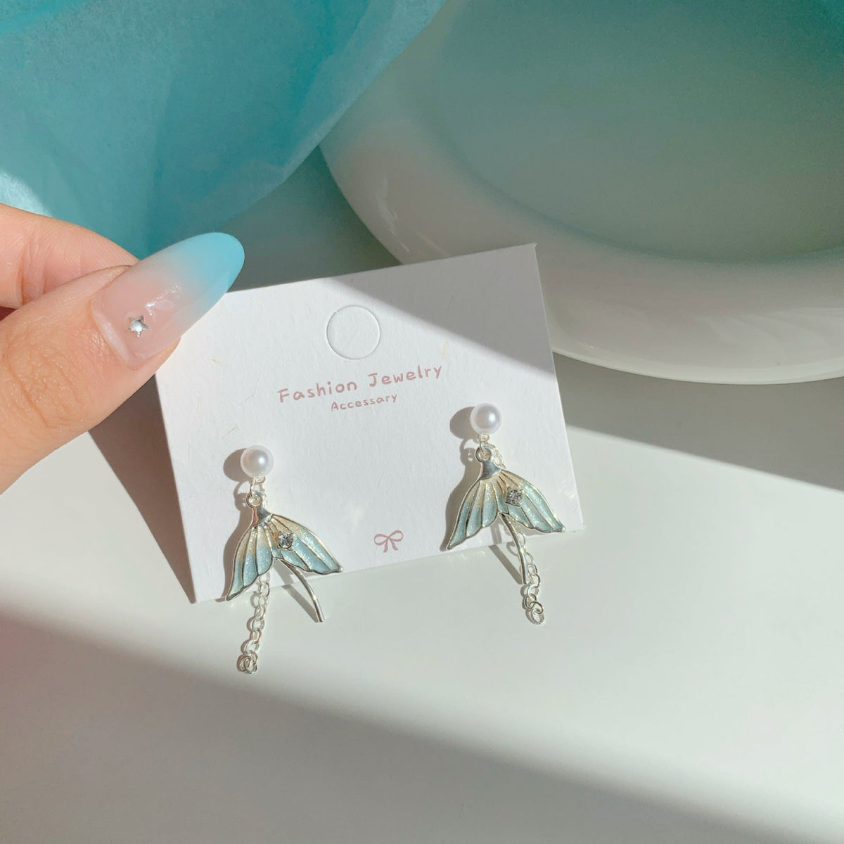 Sea Style Shell Stud Earrings — earrings, view 12
