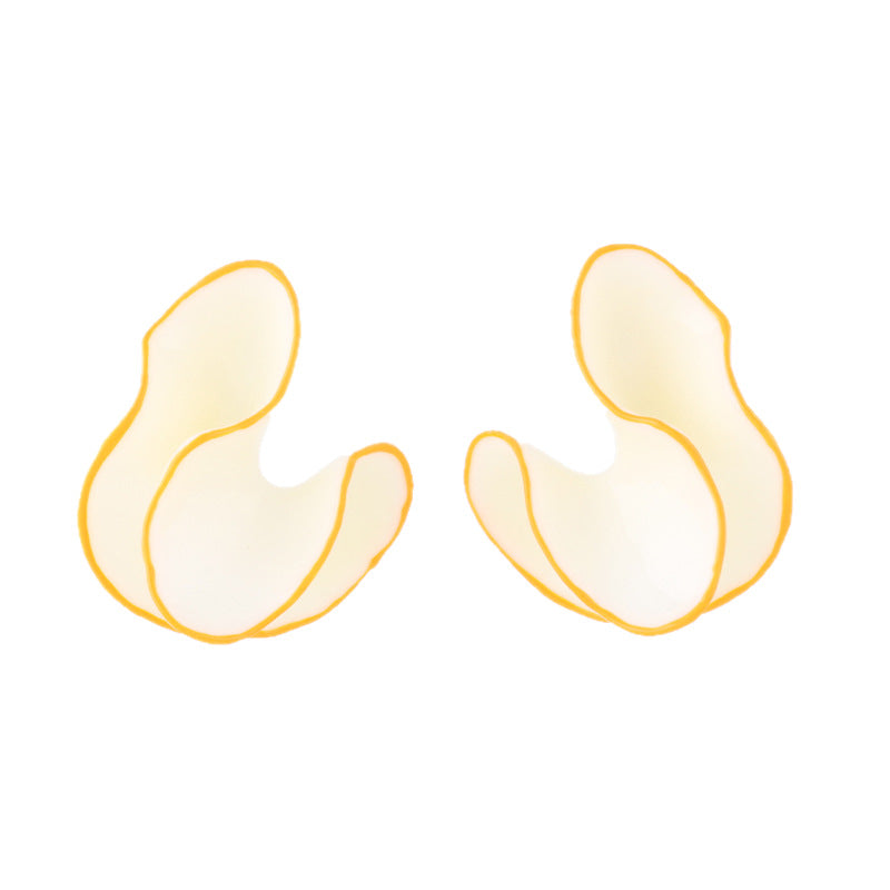 Irregular Floral Stud Earrings — earrings, view 4