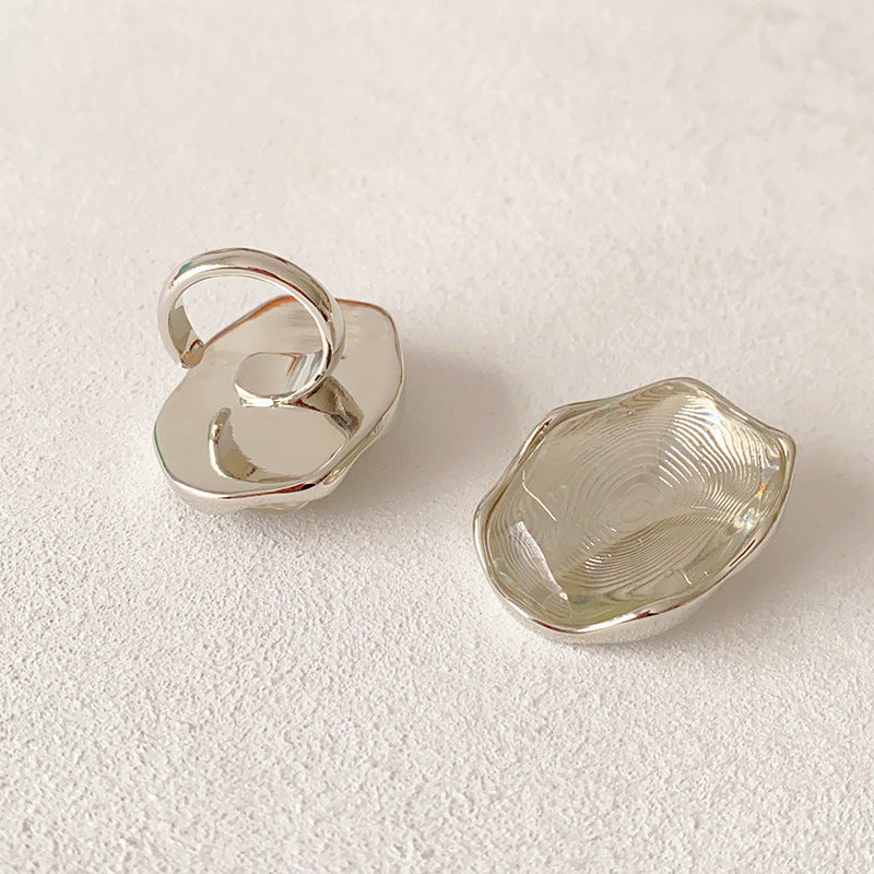 Oversized Statement Studs — earrings, view 2