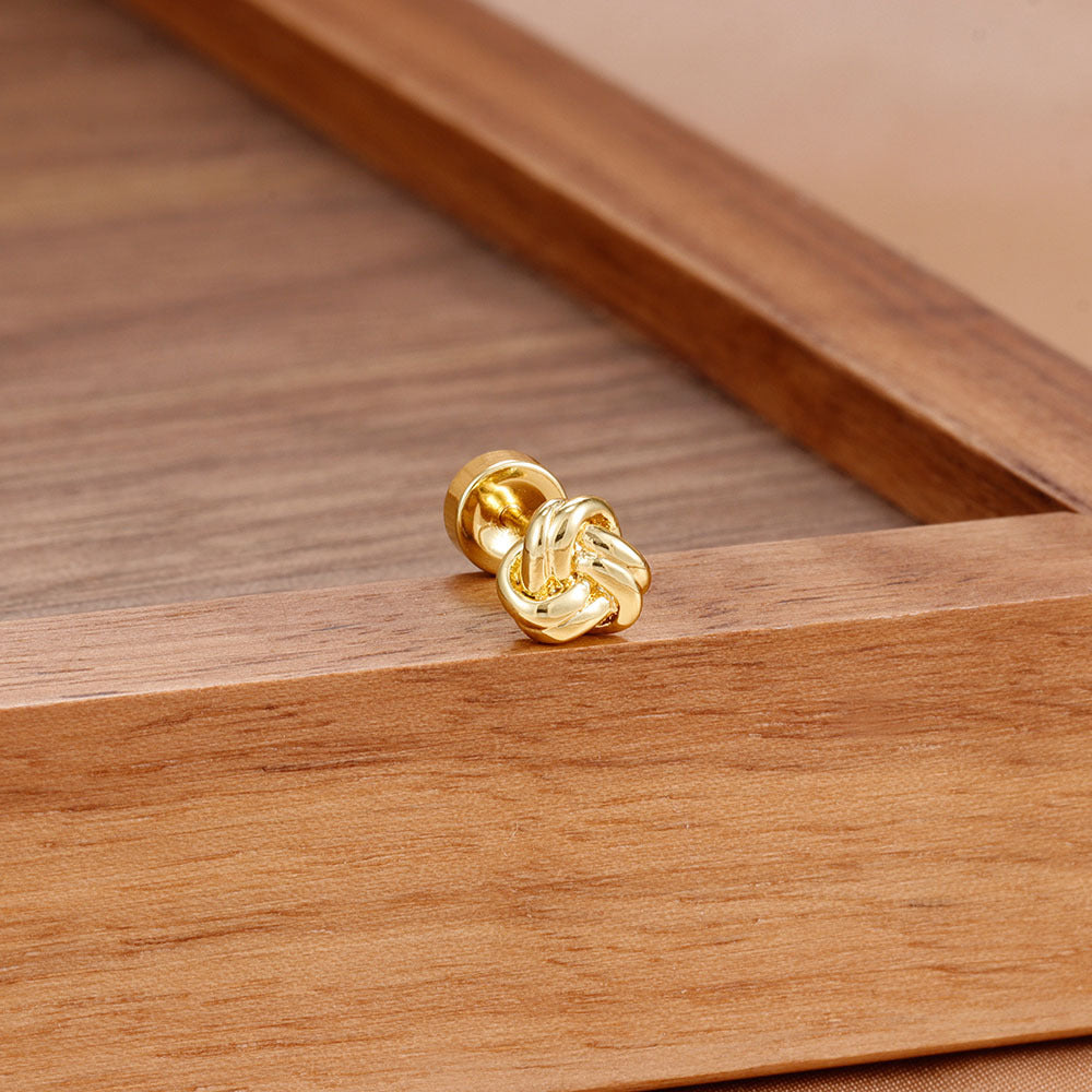 Sunflower Cubic Zirconia Stud Earrings — earrings, view 26