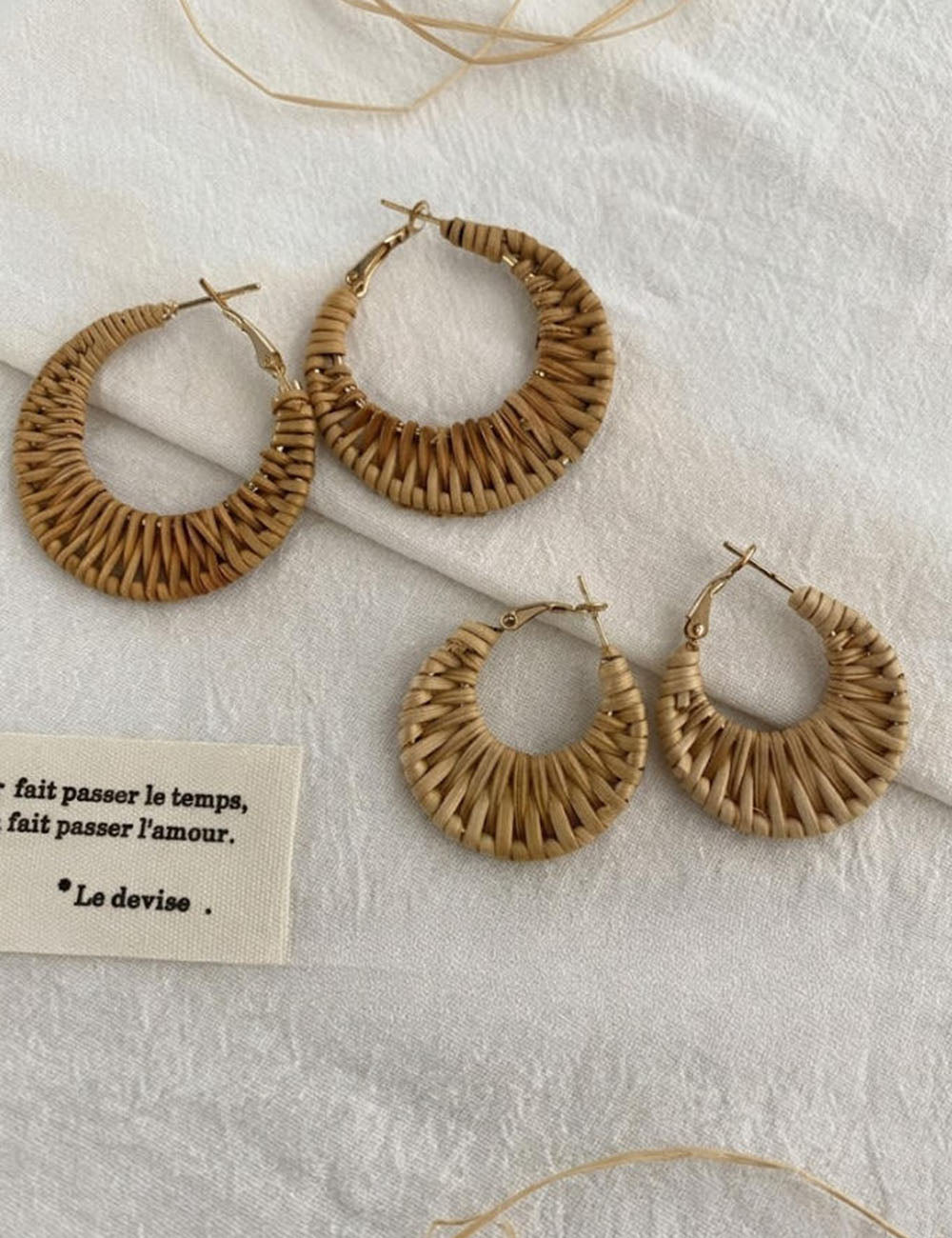 Lightweight Hoop Earrings, Two Sizes — earrings