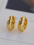 Cubic Zirconia Hoop Earrings — earrings