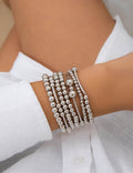 Layered Round Beaded Bracelet — bracelet