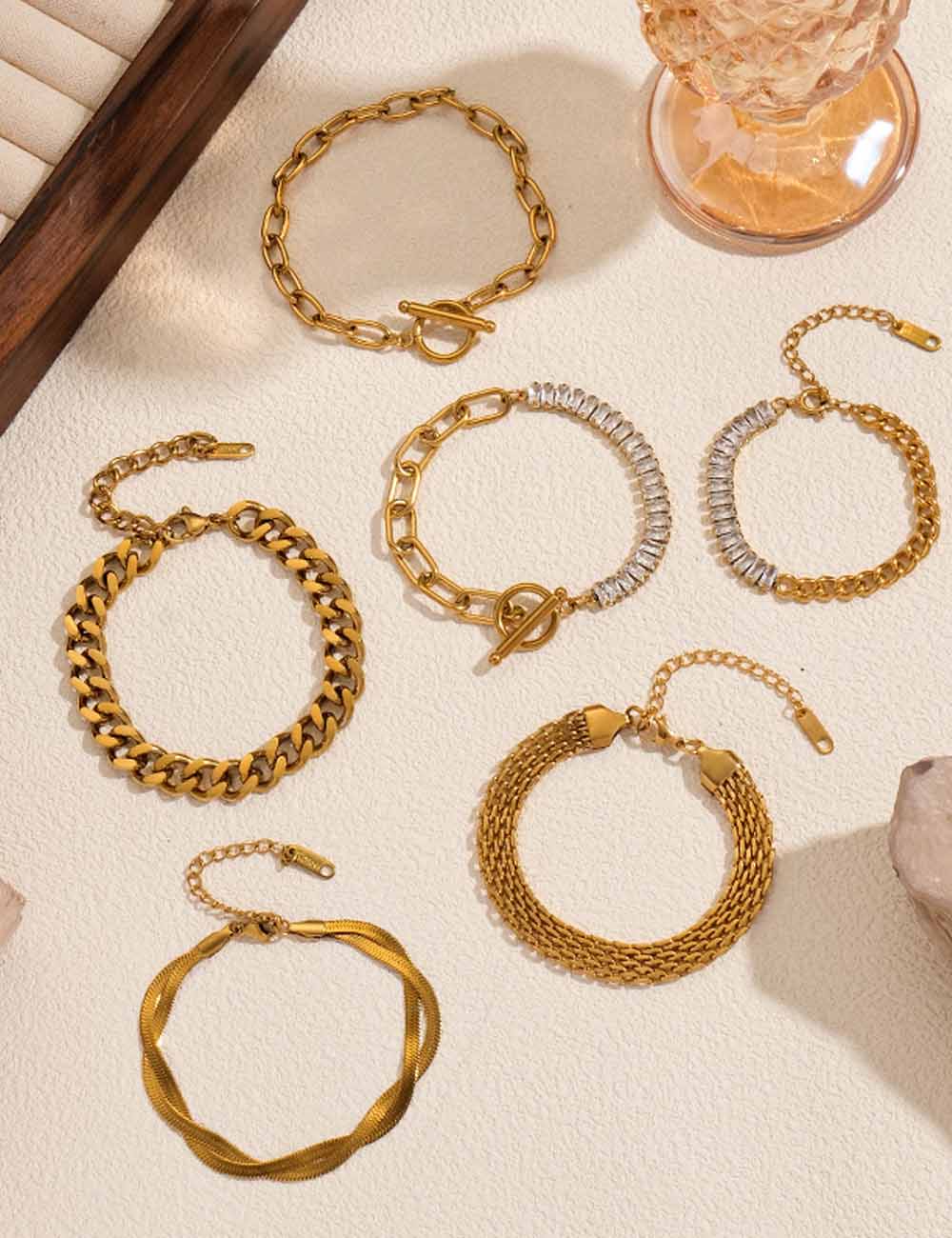 Chunky Cuban Link Chain Bracelet — bracelet