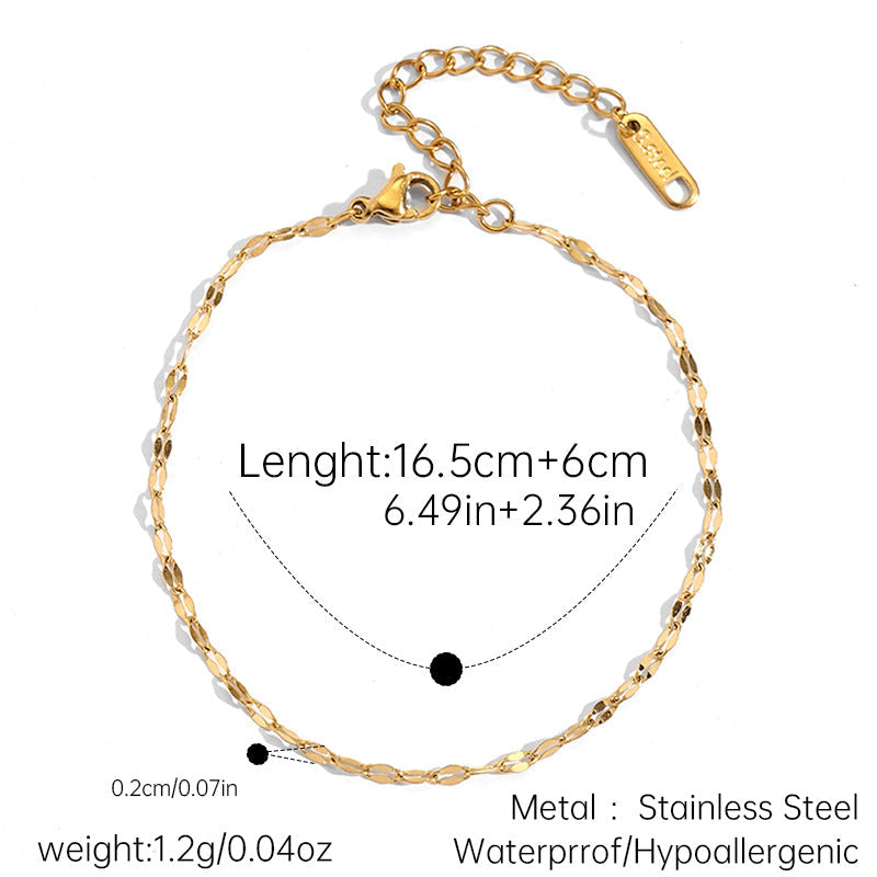 Chunky Cuban Link Chain Bracelet — bracelet, view 8