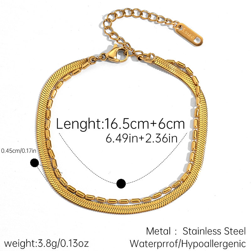 Chunky Cuban Link Chain Bracelet — bracelet, view 12