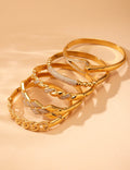 Cuban Link Zirconia Bangle — bracelet