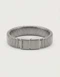 Polished Titanium Steel Bracelet — silver bracelet
