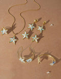 Starfish Rhinestone Charm Bracelet — bracelet