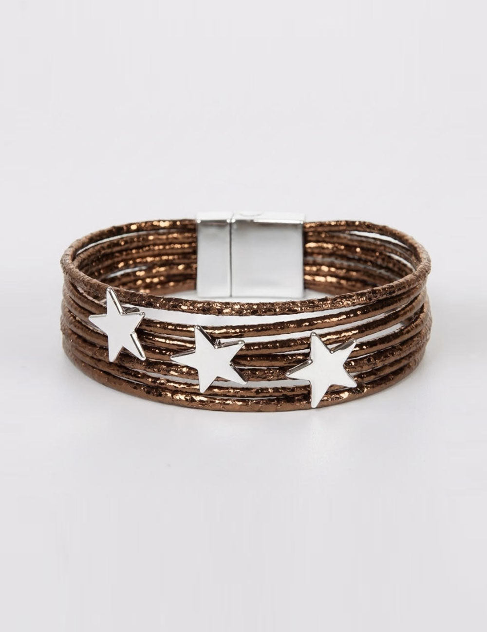 Multi-Layer Rope Star Bracelet — brown bracelet