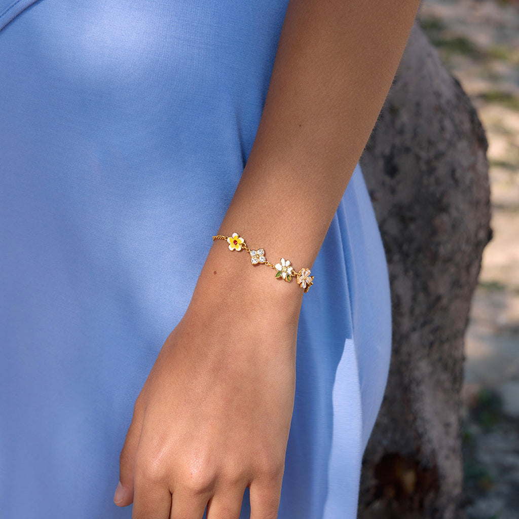Zircon Charm Link Bracelet — bracelet, view 2