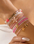 Seed Bead Beach Bracelet Set — bracelet