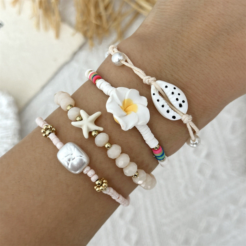Seed Bead Beach Bracelet Set — bracelet, view 7