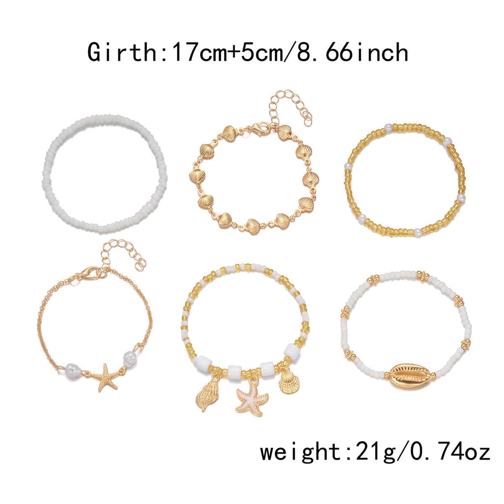 Seed Bead Beach Bracelet Set — bracelet, view 12