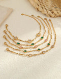Geometric Gold Plated Bracelet — gold bracelet