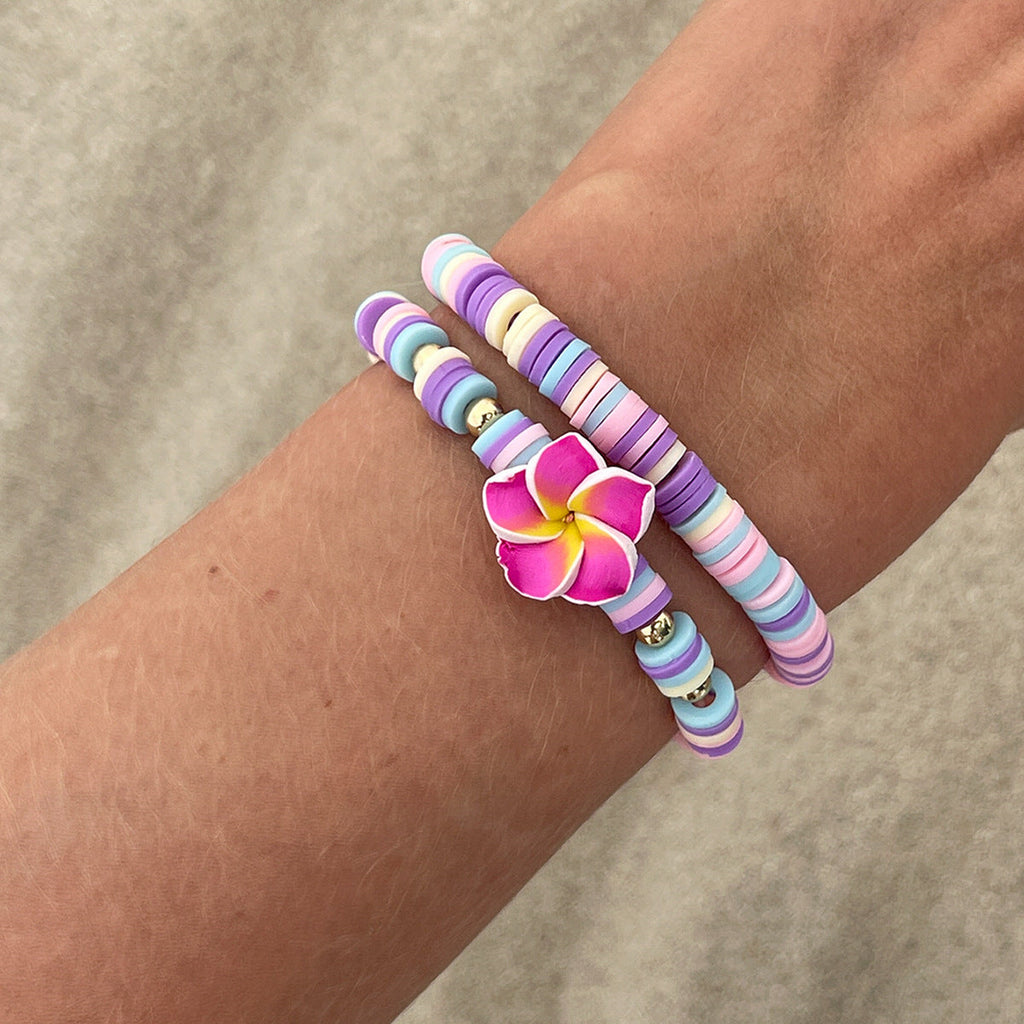 Boho Floral Beaded Bracelet — bracelet, view 4