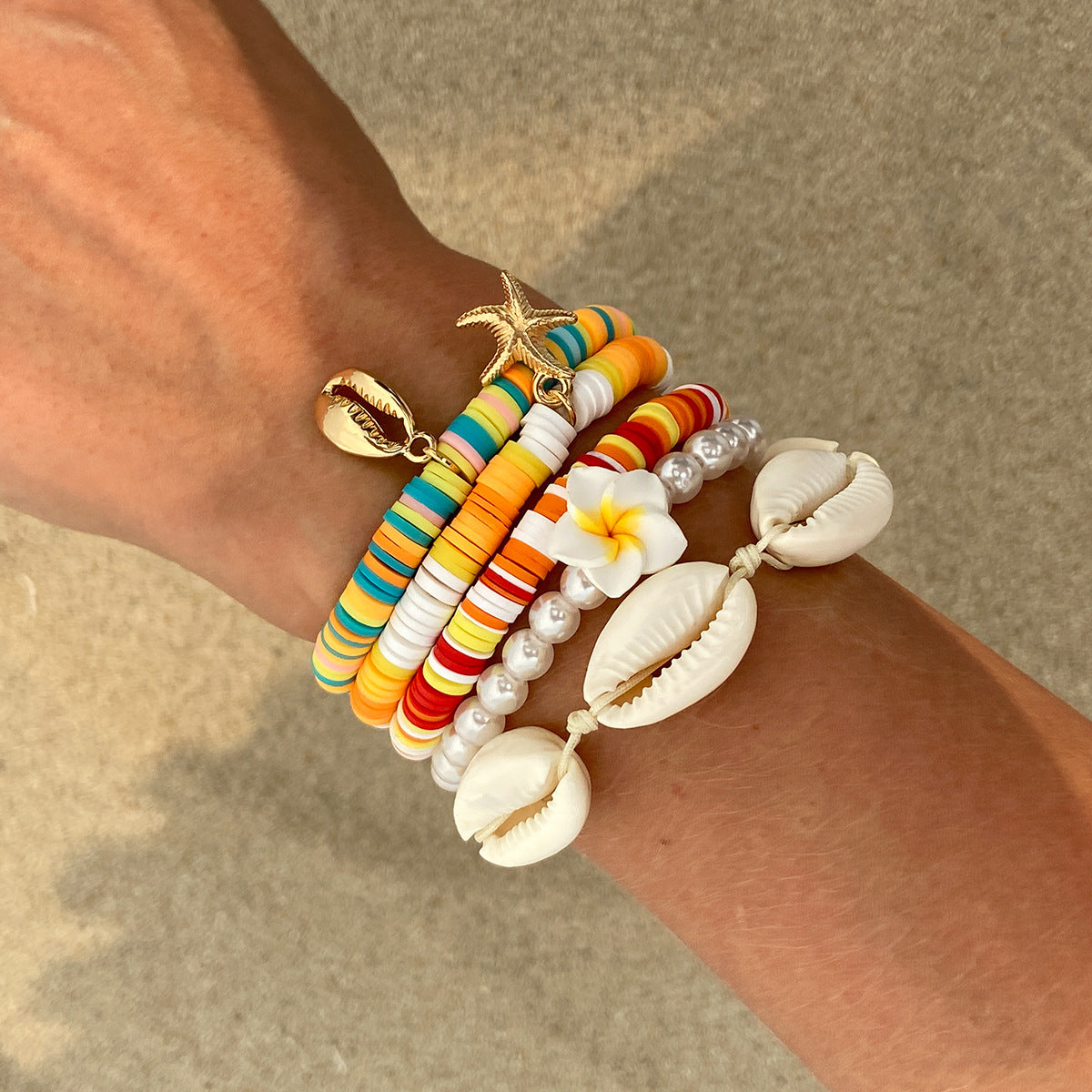 Boho Floral Beaded Bracelet — bracelet, view 11
