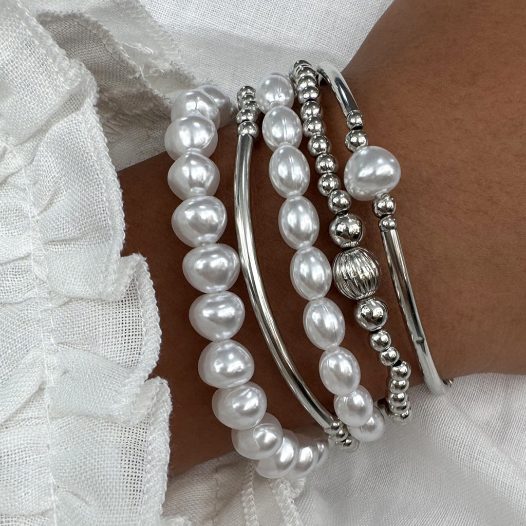 Irregular Resin Stone Bracelet — bracelet, view 5