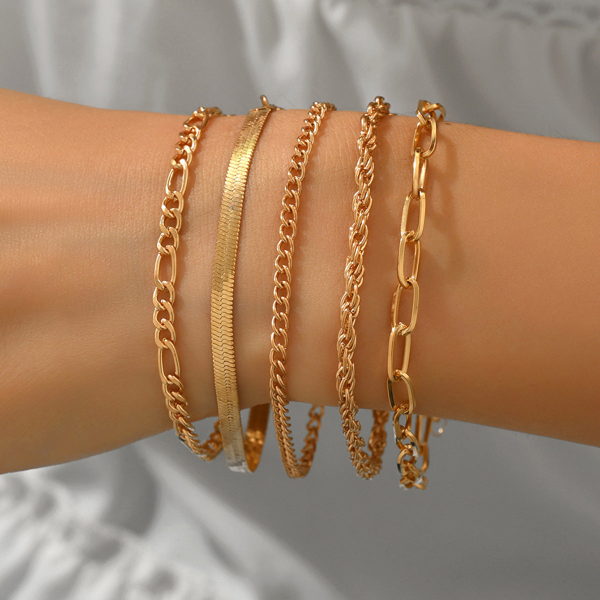 Irregular Resin Stone Bracelet — bracelet, view 12