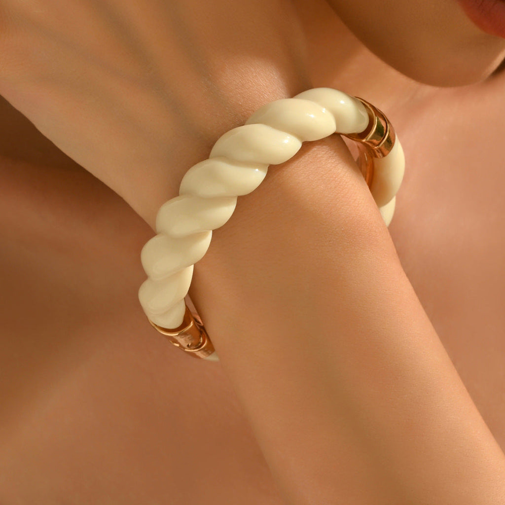 Irregular Resin Stone Bracelet — bracelet, view 13
