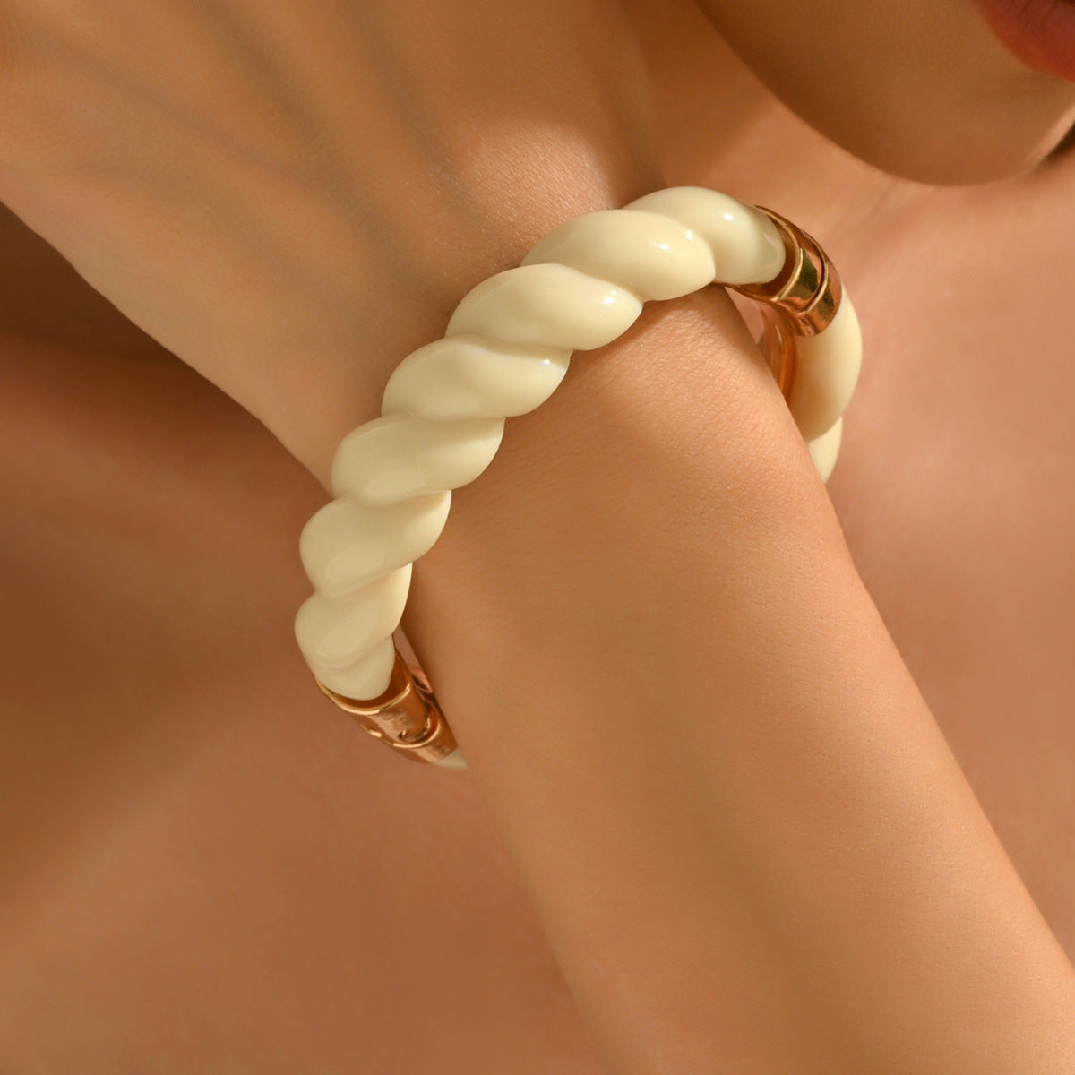 Irregular Resin Stone Bracelet — bracelet, view 13