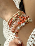 Star and Shell Pearl Bracelet — bracelet