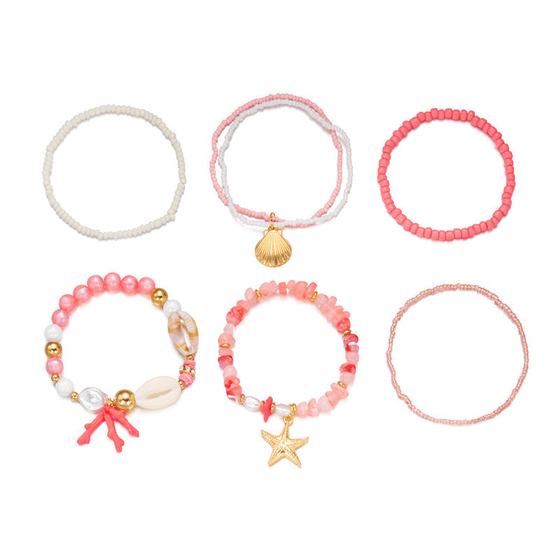 Star and Shell Pearl Bracelet — bracelet, view 5
