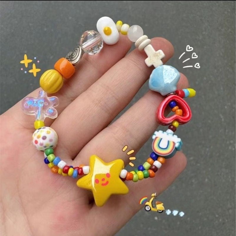 Dopamine Bead Star Bracelet — bracelet, view 8