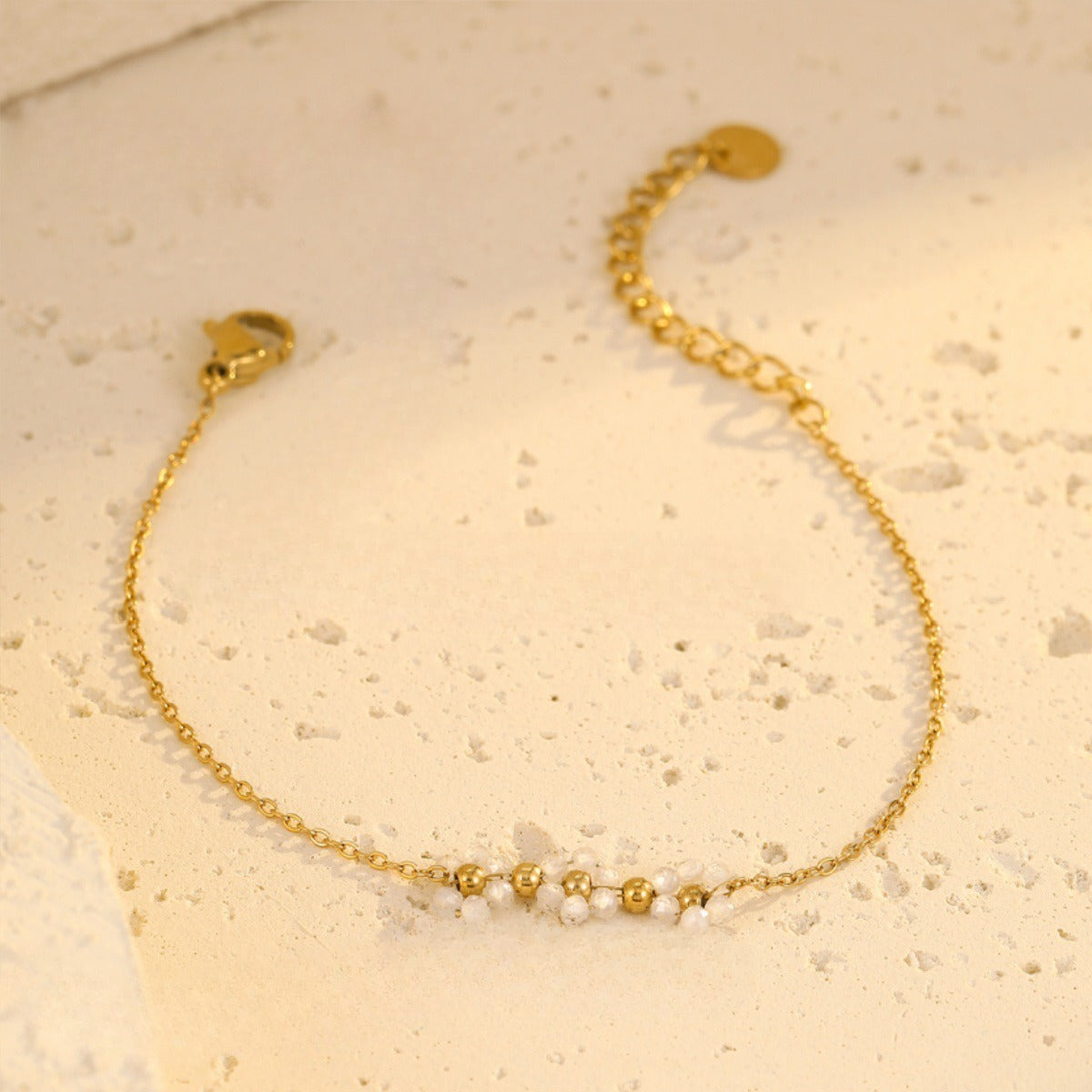 Layered Daisy Chain Bracelet — bracelet, view 9