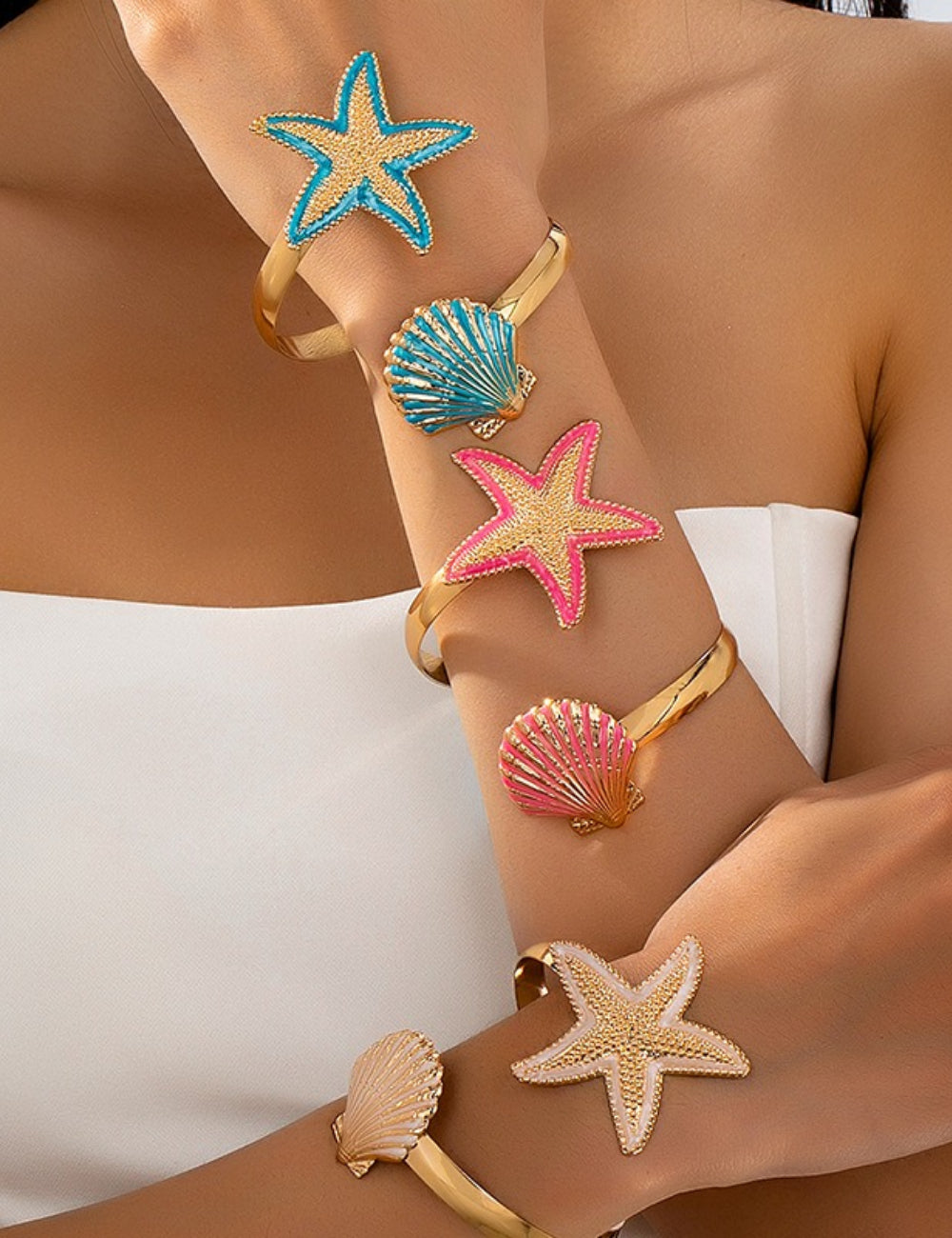Ocean Starfish Charm Bracelet — bracelet