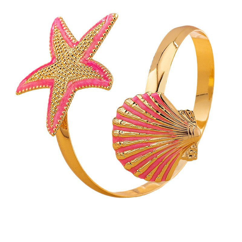 Ocean Starfish Charm Bracelet — bracelet, view 3