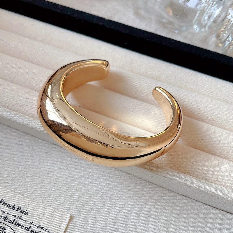 Shell Pearl Stackable Bangle — bracelet, view 6