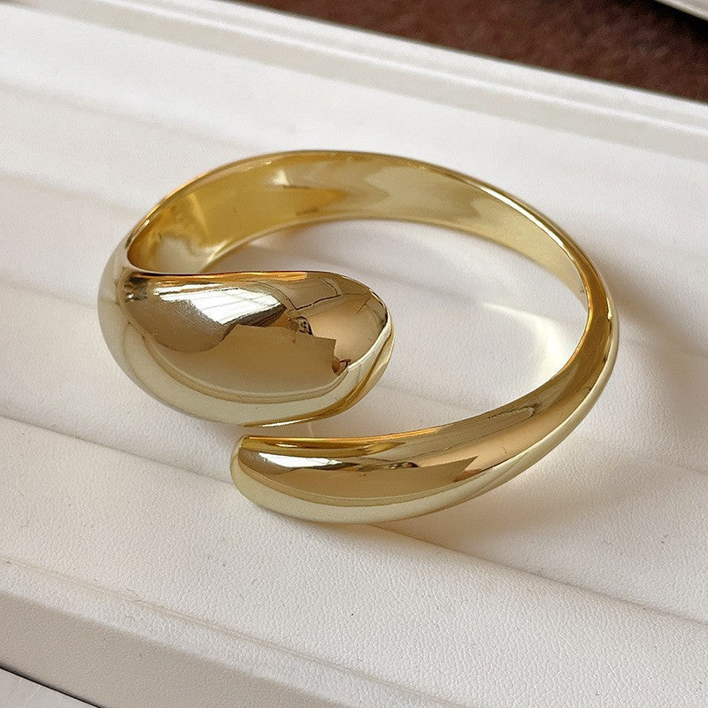 Shell Pearl Stackable Bangle — bracelet, view 8