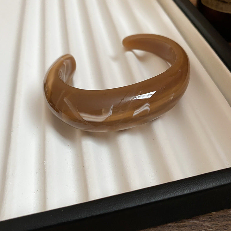 Shell Pearl Stackable Bangle — bracelet, view 10