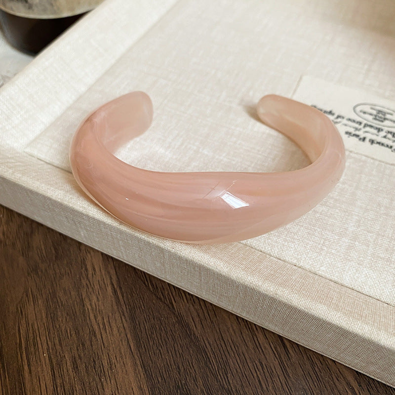 Shell Pearl Stackable Bangle — bracelet, view 13