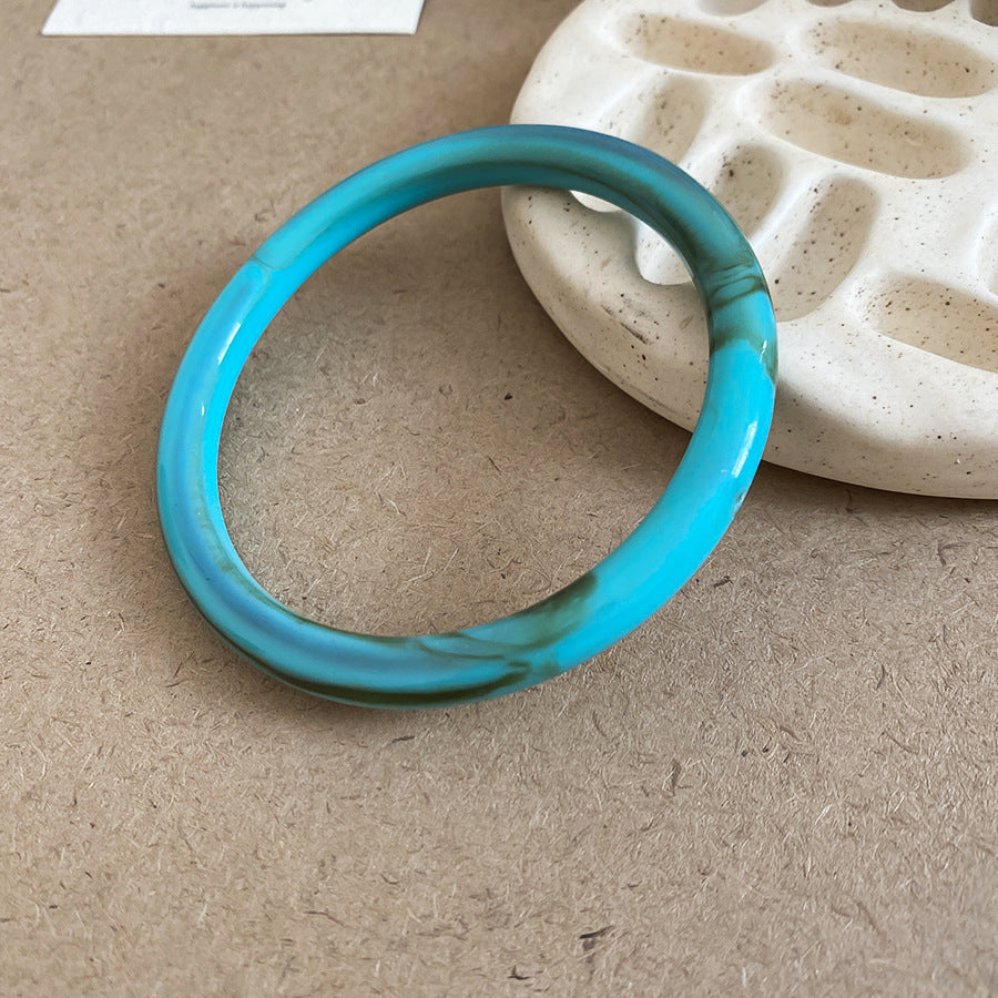 Shell Pearl Stackable Bangle — bracelet, view 22