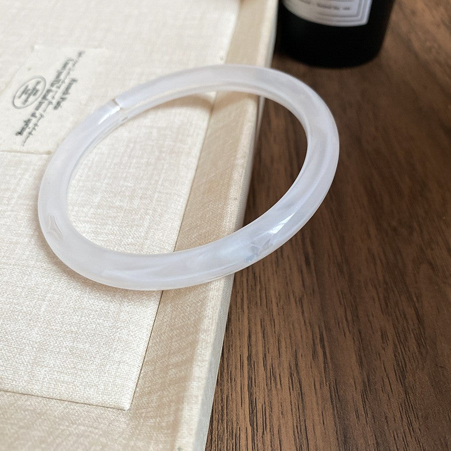 Shell Pearl Stackable Bangle — bracelet, view 24