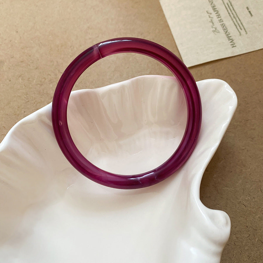 Shell Pearl Stackable Bangle — bracelet, view 30