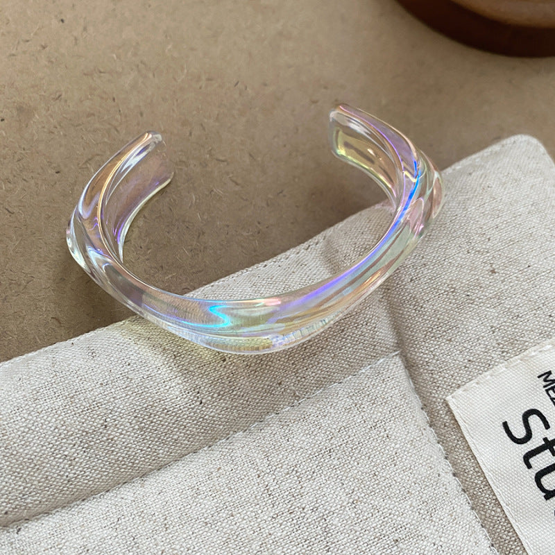 Shell Pearl Stackable Bangle — bracelet, view 31