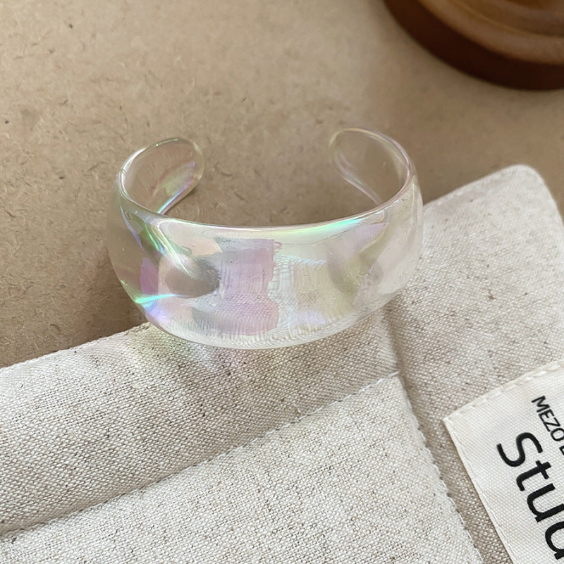 Shell Pearl Stackable Bangle — bracelet, view 32